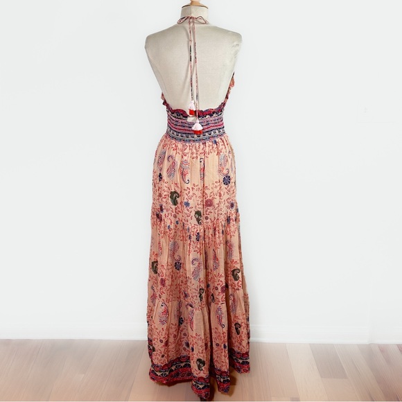 Raga Bohemian Halter Manisha Maxi Dress size Medium NWT - Picture 7 of 14